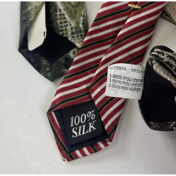 LaSalle Mens Tie Necktie Multicolor Lot of 7 - Picture 9 of 9